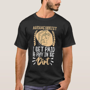 T-shirt L'Archéologue Égyptien En Mythologie A Payé De Jou