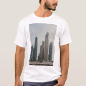T-shirt L'architecture de Dubai Marina (Devant)