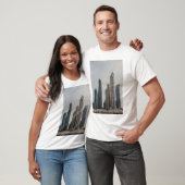 T-shirt L'architecture de Dubai Marina (Unisexe)
