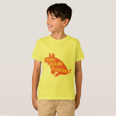 T-shirt lard de jambon de porc (Devant entier)