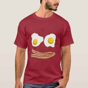 T-shirt Lard et chemise d'oeufs