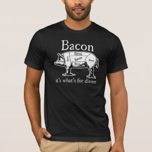 T-shirt Lard : Il est ce qui est pour le dîner