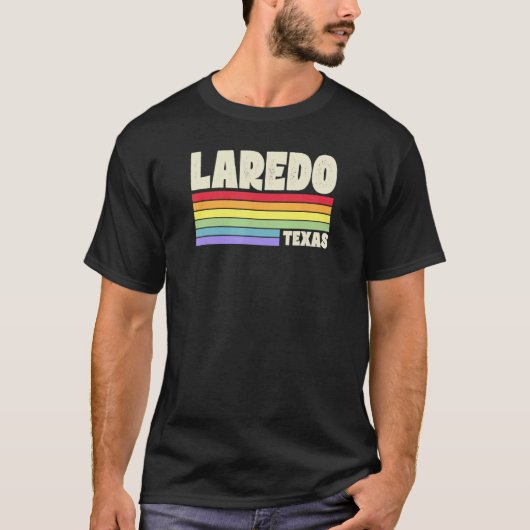 T-shirt Laredo Texas Pride drapeau arc-en-ciel Gay pride M (Devant)