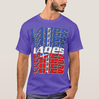 T-shirt Lares Texte en cascade 3