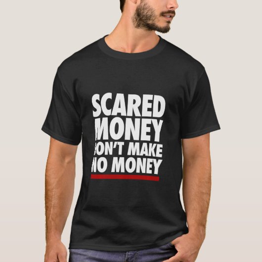 T-shirt L'Argent Craigné Ne Rend Pas D'Argent, Hustle, Gri (Devant)