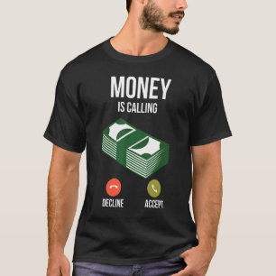 T-shirt L'Argent Est Parfait Pour Les Boss Occupés Sarcast