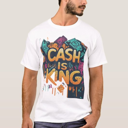 T-shirt L'argent est roi (Devant)