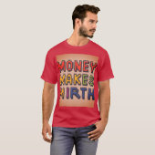 T-shirt l'argent fait miroiter (Devant entier)