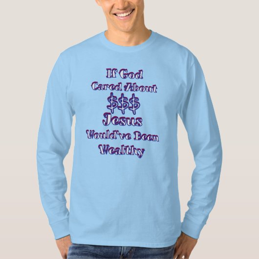 T-shirt L'argent n'est pas tout (Devant)