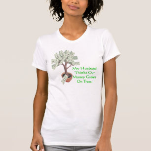 T-shirt L'argent se développe sur des arbres - mari