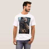 T-shirt L'argent Werewolf : Embodent de la conception de T (Devant entier)