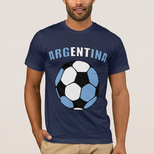 T-shirt L'Argentine Footy (foncé) (Devant)