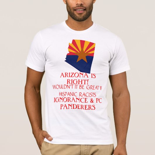 T-SHIRT L'ARIZONA EST EXACT ! (Devant)