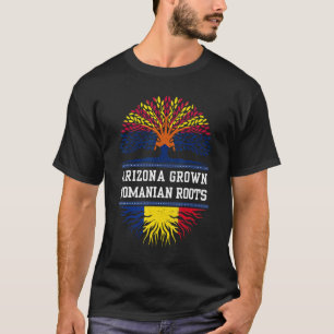 T-shirt L'Arizona Grandit Avec Des Racines Roumaines Rouma