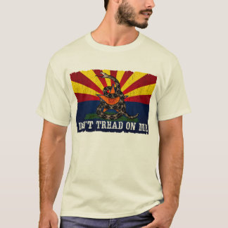 T-shirt L'Arizona : Ne marchez pas sur moi (le cru)