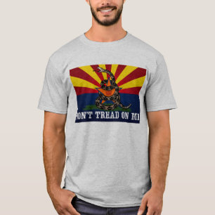 T-shirt L'Arizona : Ne marchez pas sur moi (propre)