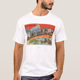 T-shirt L'Arkansas (scène de paysage) - grande lettre