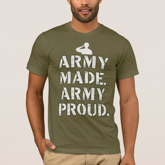 T-shirt L'armée. Armée Fière. (Devant)