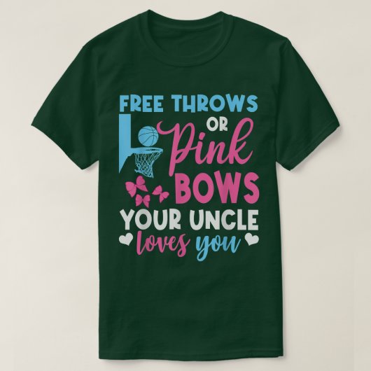 T-shirt Larmes Libres Ou Bows Rose Oncle Vous Aime Genre (Design devant)