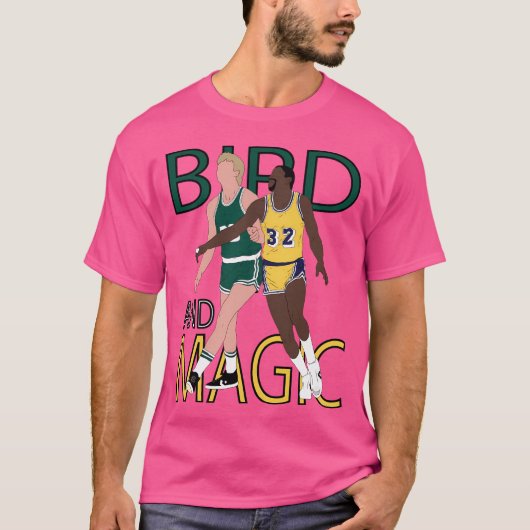 T-shirt Larry Bird Et Magic Johnson (Devant)