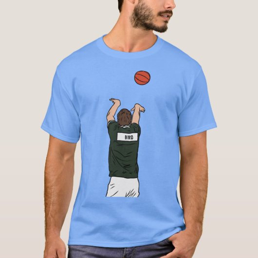 T-shirt Larry Bird Pour Trois (Devant)