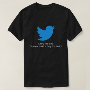 T-shirt Larry la retraite sur Twitter oiseau
