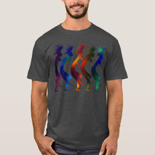 T-shirt L'art Abstrait Kokopelli d'Amérique