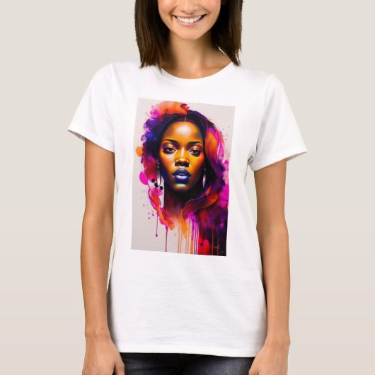 T-shirt L'art africain (Devant)