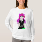 T-shirt L'art "Anime Sammy" de Sloane Long Sleeve Shirt (Devant)