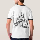 T-SHIRT L'ART ASIATIQUE DE YANT BOUDDHA CONÇOIT HANUMAN (Dos entier)