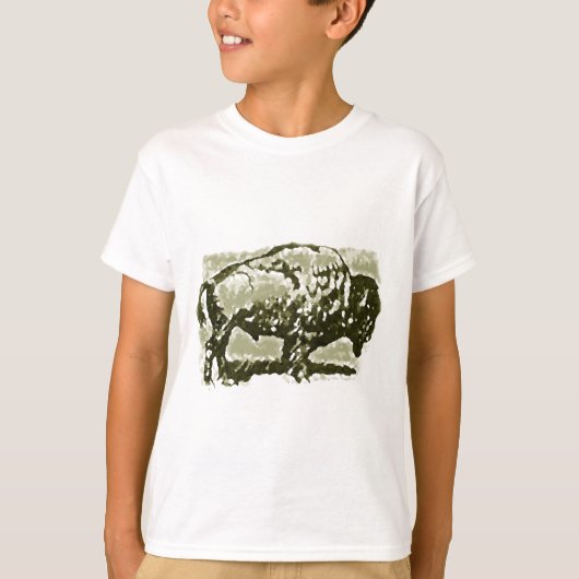 T-shirt L'art Buffalo (Devant)