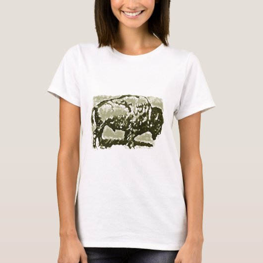 T-shirt L'art Buffalo (Devant)
