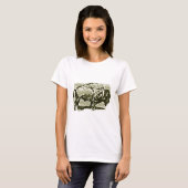 T-shirt L'art Buffalo (Devant entier)