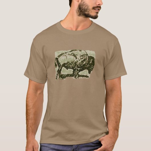T-shirt L'art Buffalo (Devant)