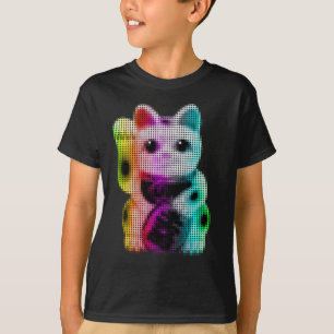 T-shirt L'art de bruit entoure le chat chanceux - Maneki