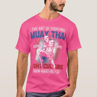 T-shirt L'Art De Combattre Muay Thai Drôle