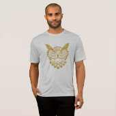 T-shirt L'art de la chouette des oiseaux (Devant entier)