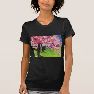 T-shirt L'art de la floraison de cerisiers japonais Sakura