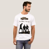 T-shirt L'art de l'album noir et blanc (Devant entier)