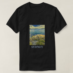 T-shirt L'art de voyage du port de Sydney