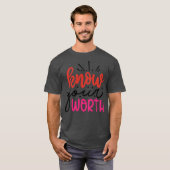 T-shirt L'art du chien positif | Devis motivationnel (Devant entier)