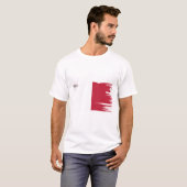 T-shirt L'art du drapeau de Malte (Devant entier)