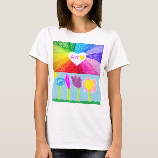 T-shirt L'art est l'amour (Devant)