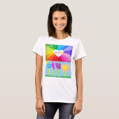 T-shirt L'art est l'amour (Devant entier)