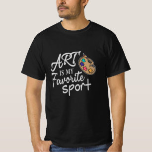 T-shirt L'art est mon sport favori