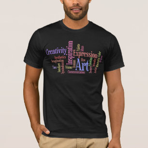 T-shirt L'art et la créativité ont inspiré le nuage du 