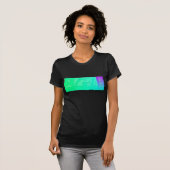 T-shirt L'art et la vie typographique Femmes Tee (Devant entier)