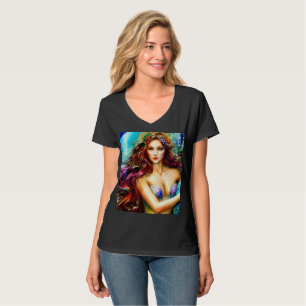 T-shirt L'art Imaginaire de la fille de Neptune