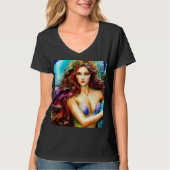 T-shirt L'art Imaginaire de la fille de Neptune (Devant)