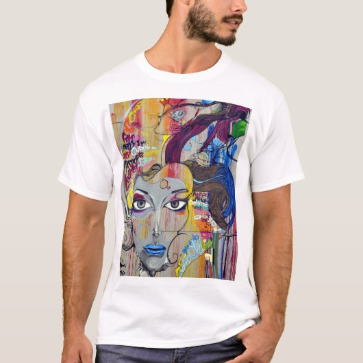 T-shirt L'art Ladyface (Devant)